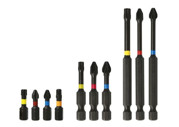 Heller Torsion & Impact Bits now available in 25, 50 and 90 mm The Heller Torsion & Impact Bits are now available in three lengths: 25, 50 and 90 mm